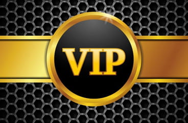 The words VIP in bold letters.