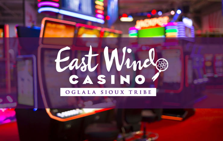 The logo of the East Wind Casino.
