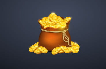 A sack of gold coins.