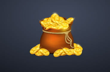 A sack of gold coins.