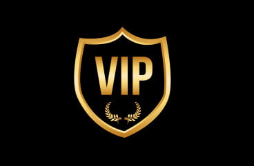 the word VIP written in golden letters.