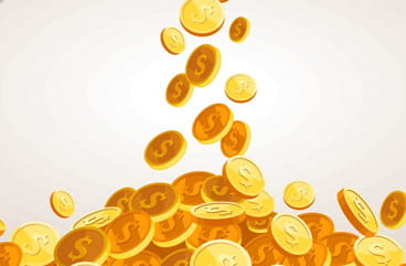 Golden bonus coins.
