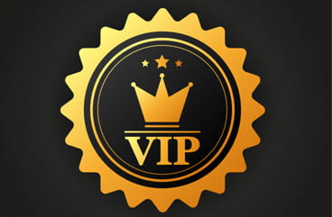 VIP written in golden letters.