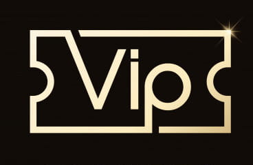 VIP written in gold letters.