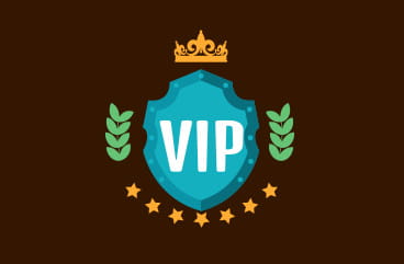 VIP written in white letters.