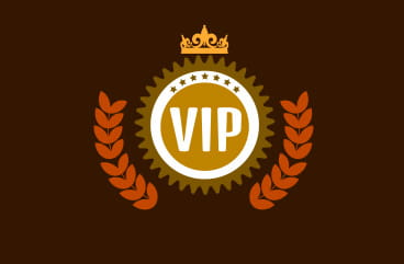 VIP written in white letters.